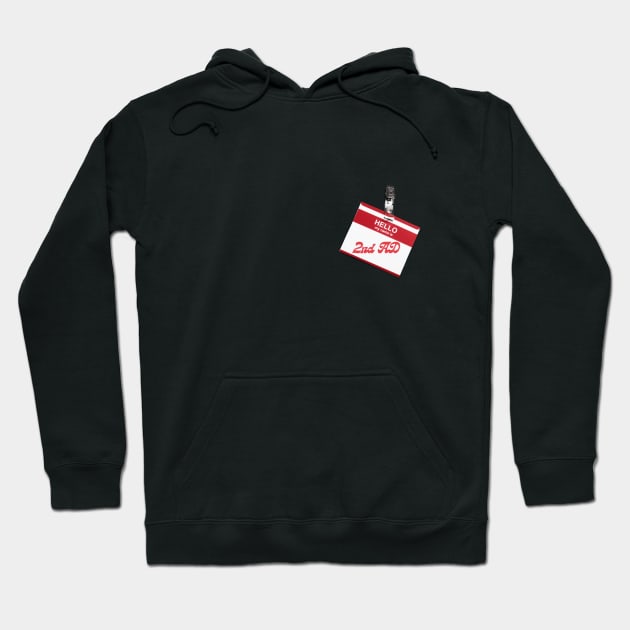 2nd AD Name Tag Hoodie by OnceUponAPrint